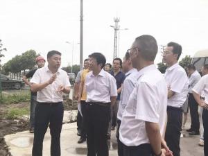 市委副书记、市长钱三雄一行考察织里童装产业园区二期