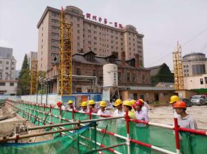 市建设局党委书记、局长戴健一行赴湖州市第一医院改扩建项目一期工程
