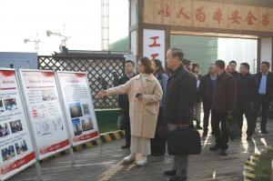 市纪委常委胡坚一行赴市北32#地块视察清廉工程 建设情况