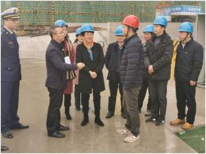 吴兴区人大常委会党组书记、主任吴旭一行调研市北32#地块项目工程