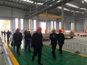 市人大副主任沈志华来PC构件生产基地开展三服务工作