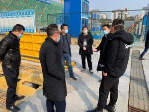 市建设局党委书记、局长戴健督导检查公司建筑工地疫情防控工作
