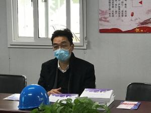 市建设局党委书记、局长戴健赴yl7703永利集团市北32#地块视察复工复产安