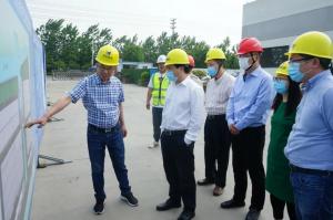 市国资委党委书记、主任娄显杰一行调研建筑工业化PC构件生产基地与