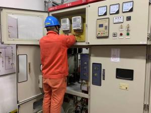 市北32-1地块（井安府东区）顺利完成电力开关站及专变送电工作